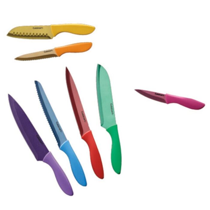 7 piece metallic colour knife set 240923021546