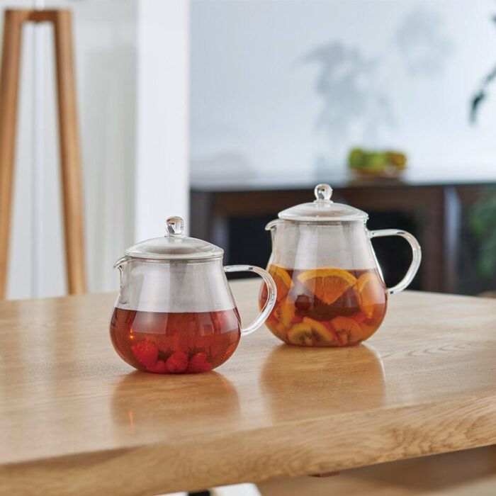 700ml leaf tea pot clear with a large tea strainer chc 70t 240923012938 2