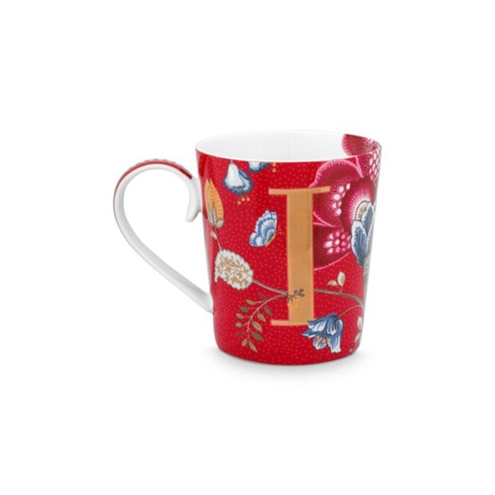 alphabet mug blushing birds red i 350ml 241004102341