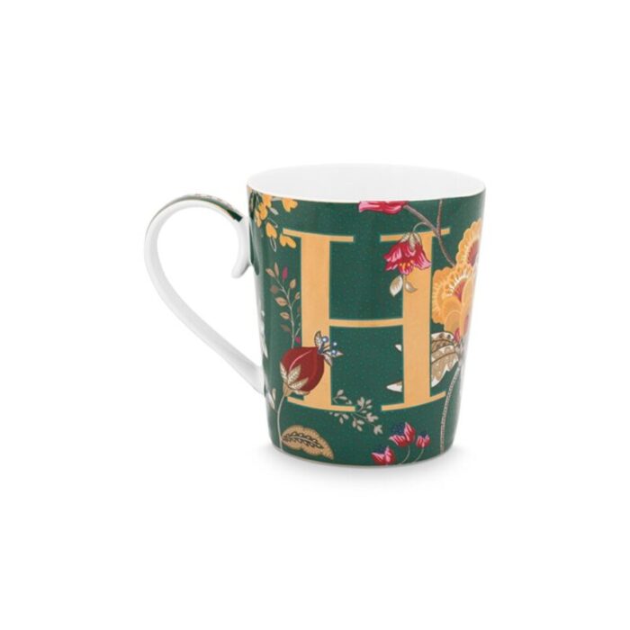 alphabet mug floral fantasy green h 350ml 241004102342