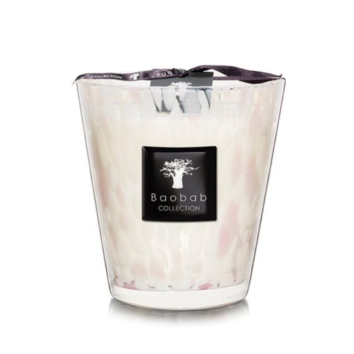 baobab collection max 16 scented candle white pearls 241016104847