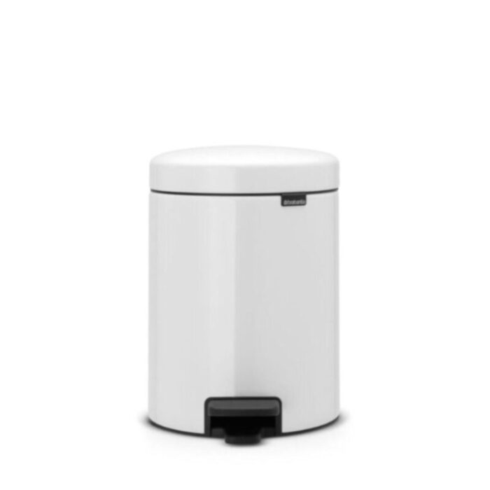 brabantia pedal bin newicon 20l soft closing white bbt111846 240801101148