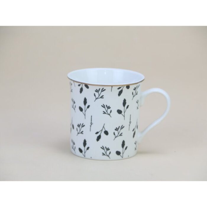 ceramic mug iris floral design 241007045738