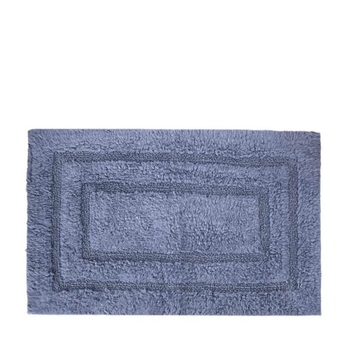 charles millen signature collection 100 cotton tufted anti slip mat maxell indigo blue 240801102224