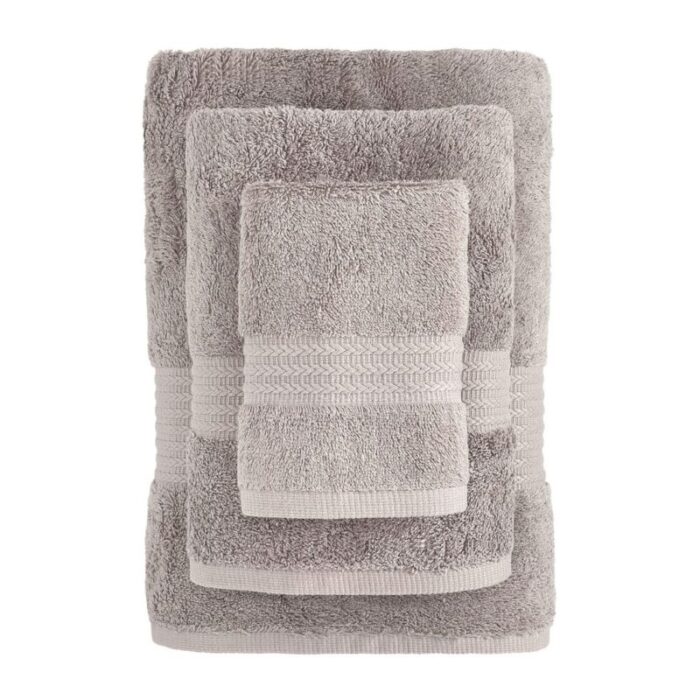 charles millen signature collection 60 bamboo 40 turkish combed cotton bath towel yara voiage series pebble 240801102226 2