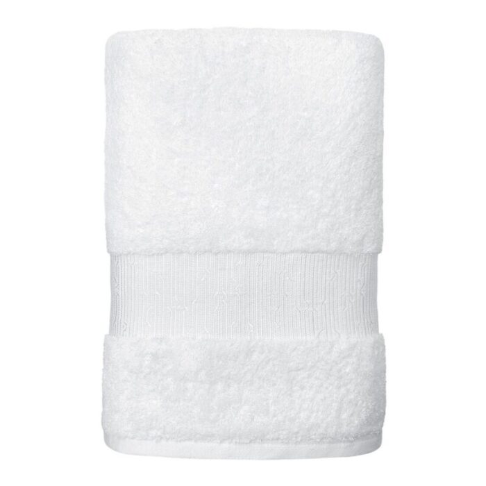 charles millen signature collection egyptian cotton bath towel maia voiage series bright white 240801102225