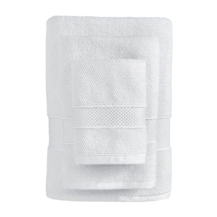 charles millen signature collection evo spun 100 turkish combed cotton bath towel cora voiage series bright white 240801102227 2