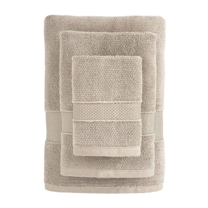 charles millen signature collection evo spun 100 turkish combed cotton bath towel cora voiage series noble taupe 240801102227 2