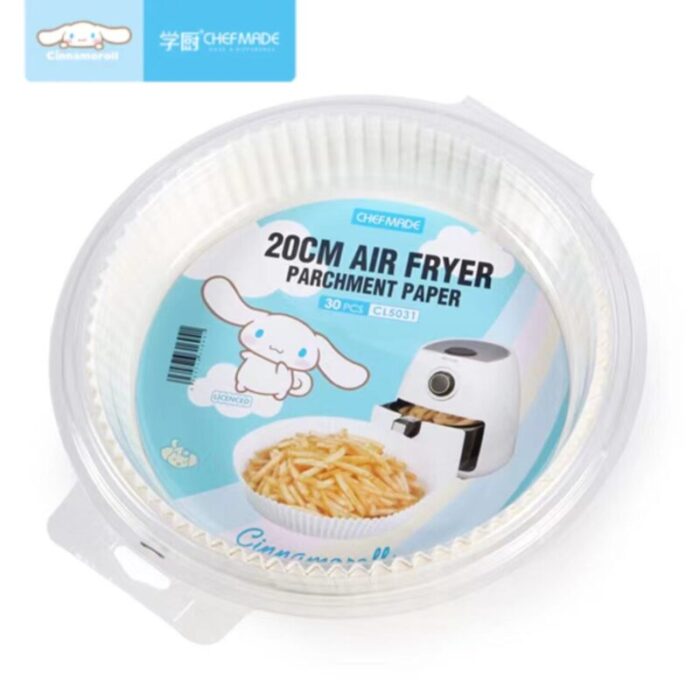 chefmade air fryer parchment paper 23cm 30pcs wh cinnamoroll 1898cm cl5031 240801102643