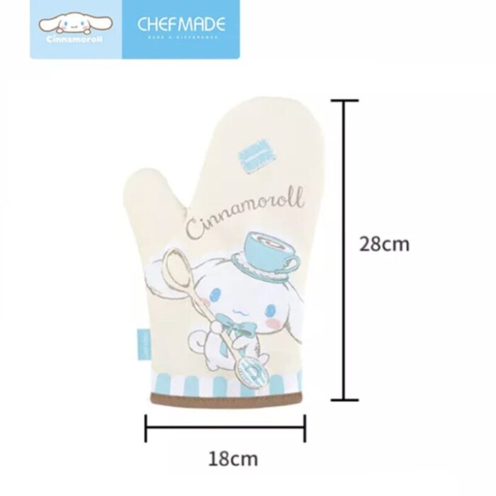 chefmade cotton polyester oven mitt l28xw18cm 2pcs cinnamoroll 1898cm cl5015 240801102640 1