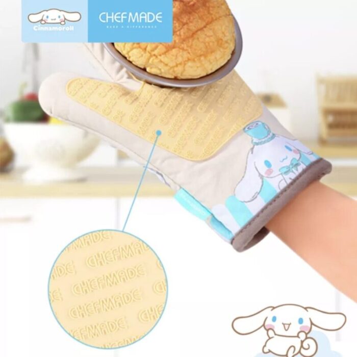 chefmade cotton polyester oven mitt l28xw18cm 2pcs cinnamoroll 1898cm cl5015 240801102640 4