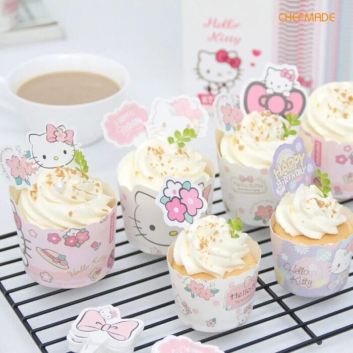 chefmade hello kitty baking cups set tags 200pcs cup 7x5cm 44pcs cup 6x45cm 56pcs 1898cm kt7121 240801102628 3