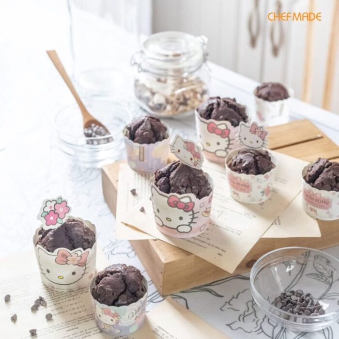 chefmade hello kitty baking cups set tags 200pcs cup 7x5cm 44pcs cup 6x45cm 56pcs 1898cm kt7121 240801102628 4