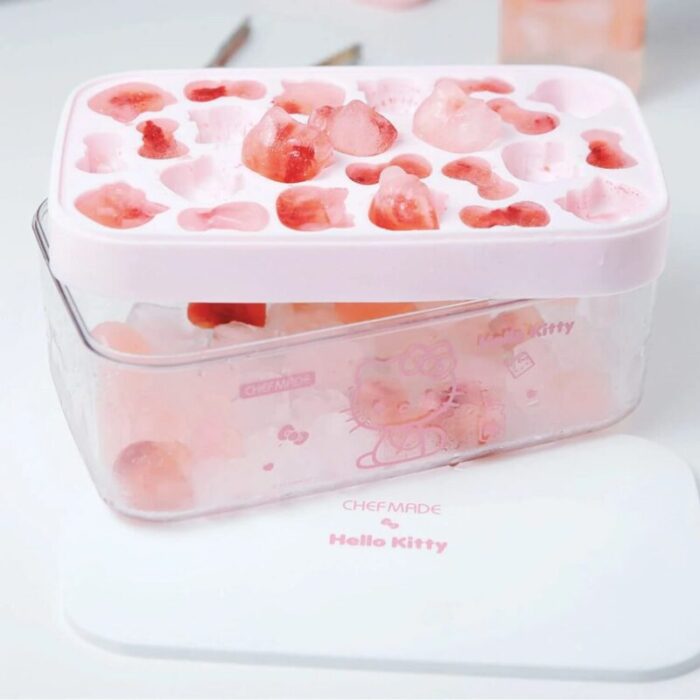 chefmade hello kitty ice cube tray with lid and bin 1898cm kt7110 240816044358 5