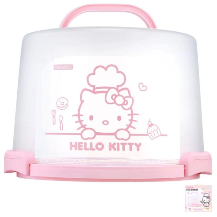 chefmade hello kitty pp cake carrier 1898cm kt7034 240801102240