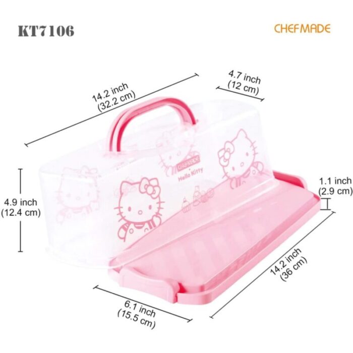 chefmade hello kitty pp portable bread box 1898cm kt7106 240801102240 1