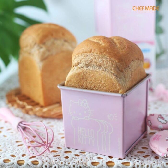 chefmade non stick square cake loaf pan with cover l113xw113xh101cm pink hello kitty 1898cm kt7029 240801102632 5