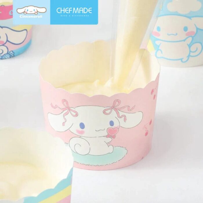 chefmade paper baking cups 100pcs bl 22pcs pk 22pcs yl 28pcs mix 28pcs cinnamoroll 1898cm cl5004 240801102637 3