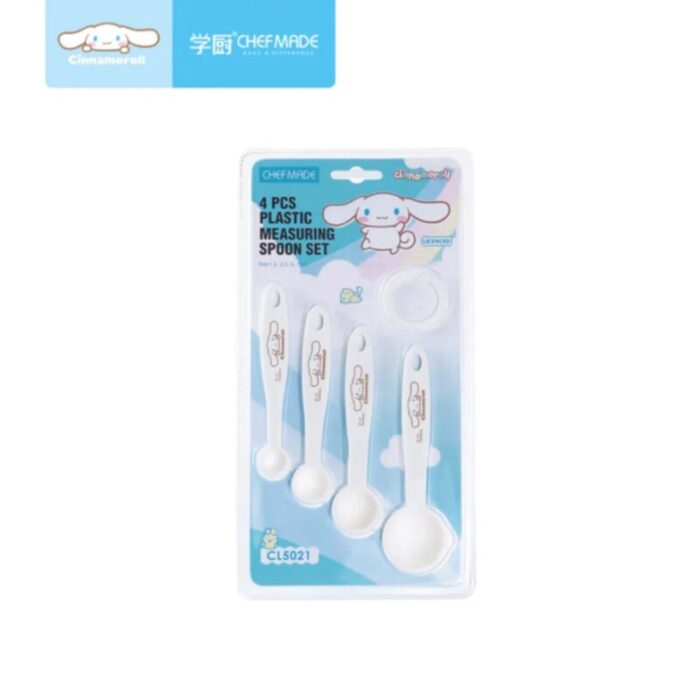 chefmade plastic measuring spoon 4pcs wh cinnamoroll 1898cm cl5021 240801102641