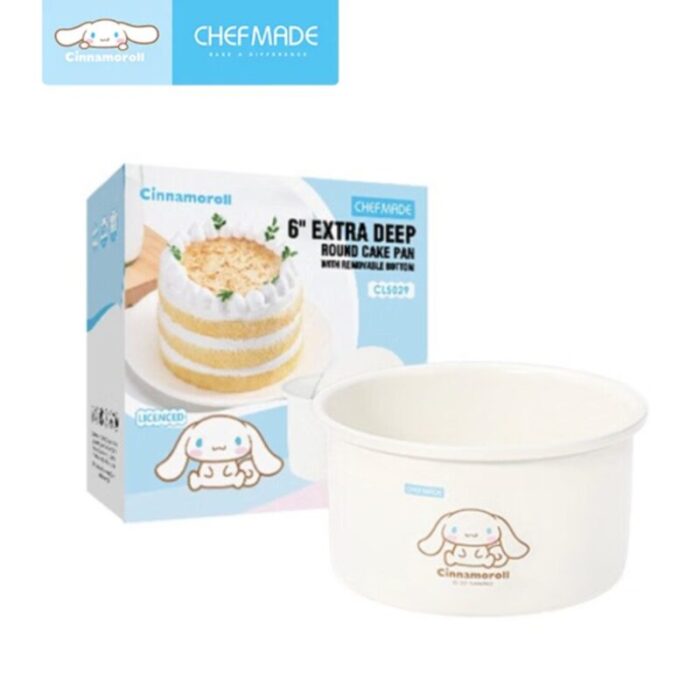 chefmade round deep cake pan with removable bottom 169xh9cm thickness 08mm cinnamoroll 1898cm cl5029 240801102642