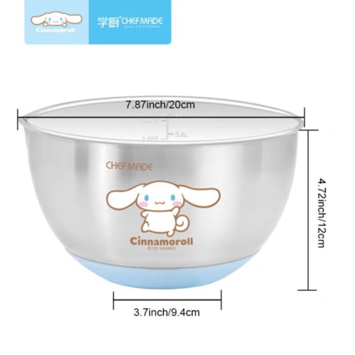 chefmade ss mixing bowl 20xh12cm cinnamoroll 1898cm cl5008 240801102638 2