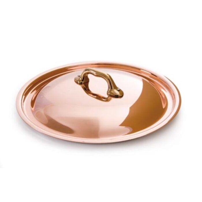 copper lid with bronze handle16cm 227mv 652916 230113043355