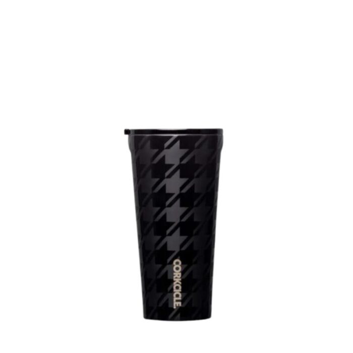 corkcicle 16oz tumbler onyx houndstooth 240816055422