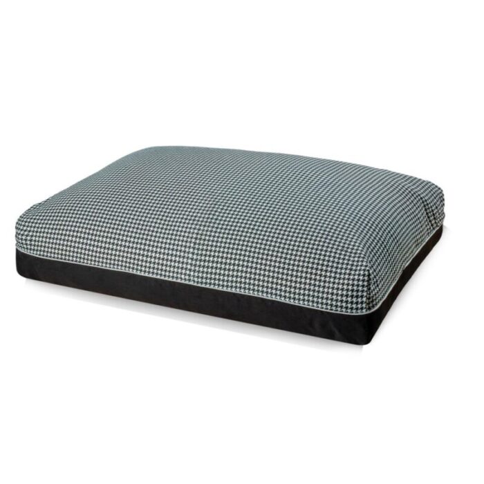 dakota cooling dog bed medium sized in white and black 221006042718 2