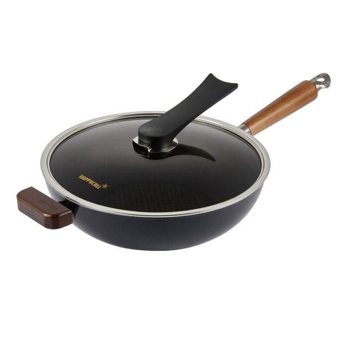 graphene crocodile 30cm premium induction die cast skillet wok with lid 3900 0375 240924104127