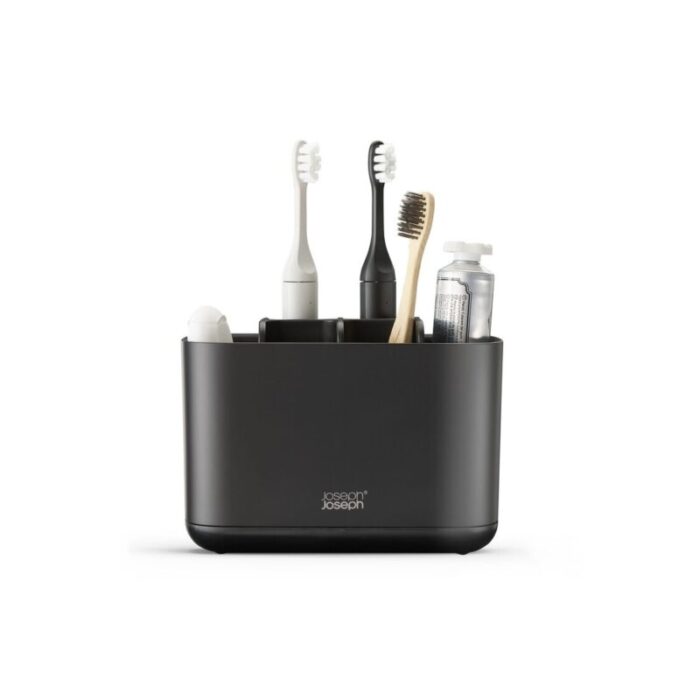 joseph joseph easystore large matt black toothbrush holder 240801101806 1