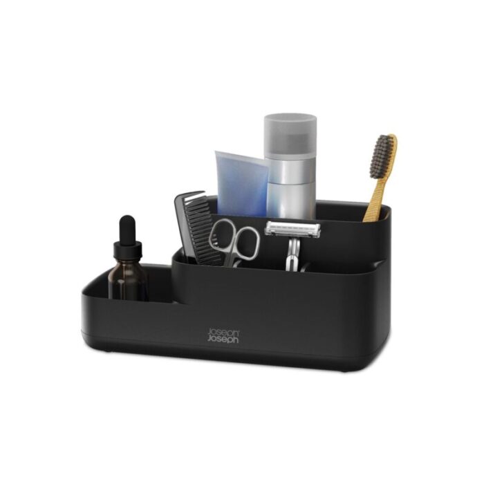 joseph joseph easystore matt black bathroom storage caddy 240801101807 1