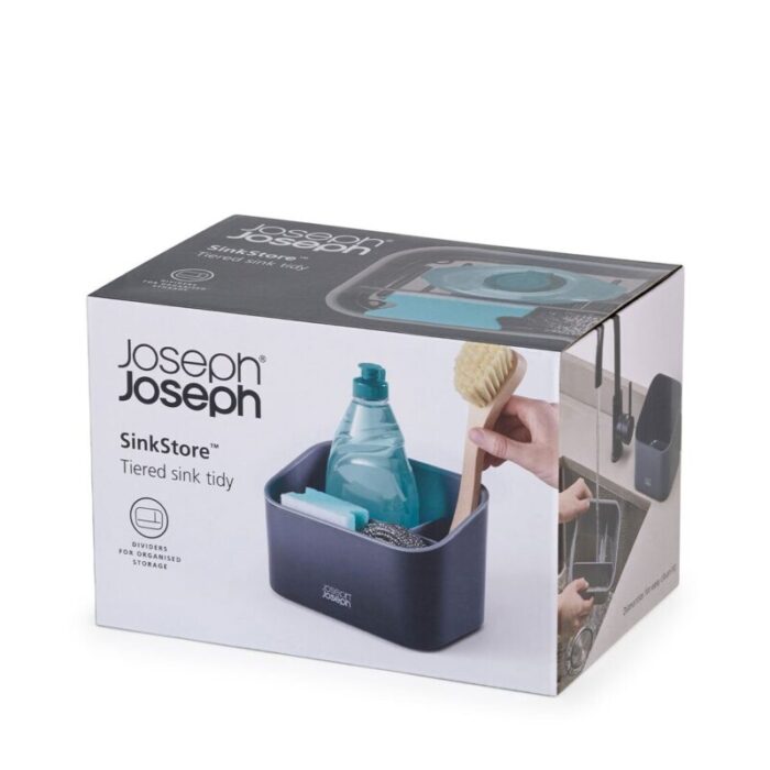 joseph joseph sinkstore tiered grey sink tidy 240517110307