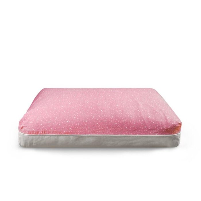 little star cooling dog bed medium sized in pink and beige 221006042719 2