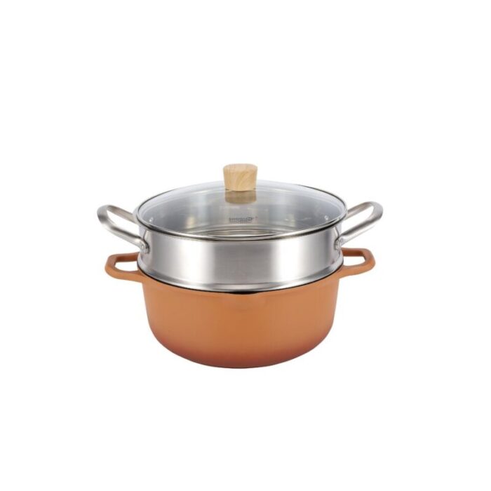 morandi casserole w ss steamer insert 28cm 240924010321