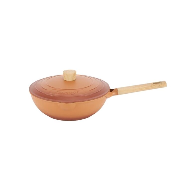 morandi wok with lid 28cm 240924010321