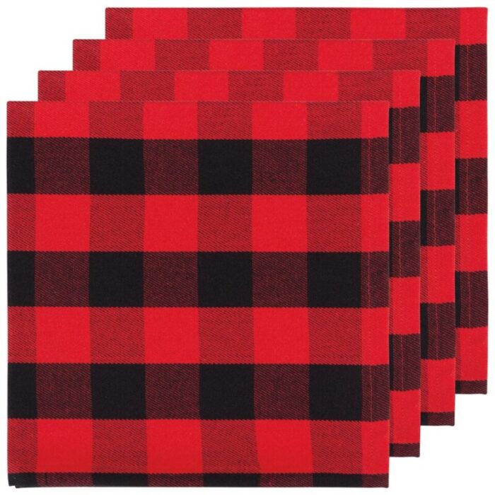 napkin red buffalo check set of 4 241003053424