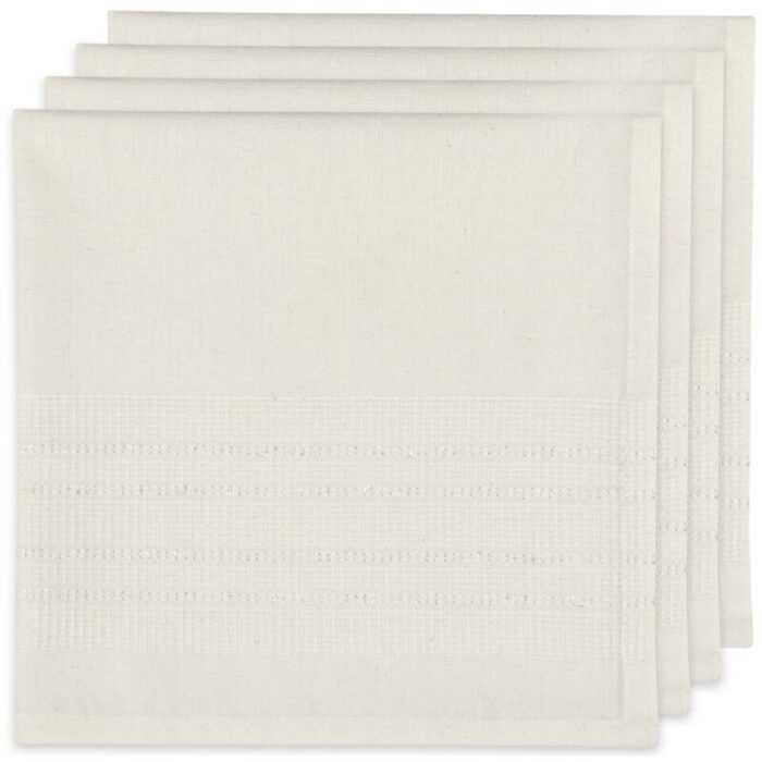 napkin woven estela white set of 4 241003052516