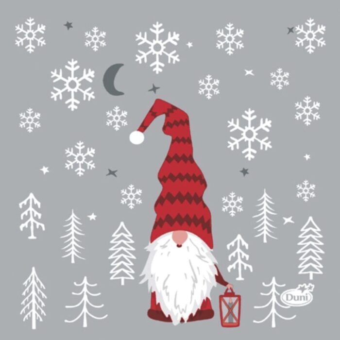 napkins 24cm tomte med luva 20pcs pkt 1824xx 186899 240918012930