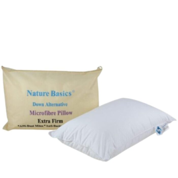 nature basics microfibre extra firm pillow 240703052413