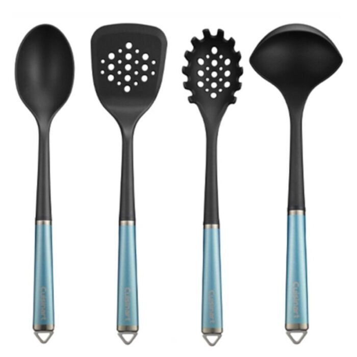 nylon cooking utensils set 4pcs set light blue pearlized 240923021548