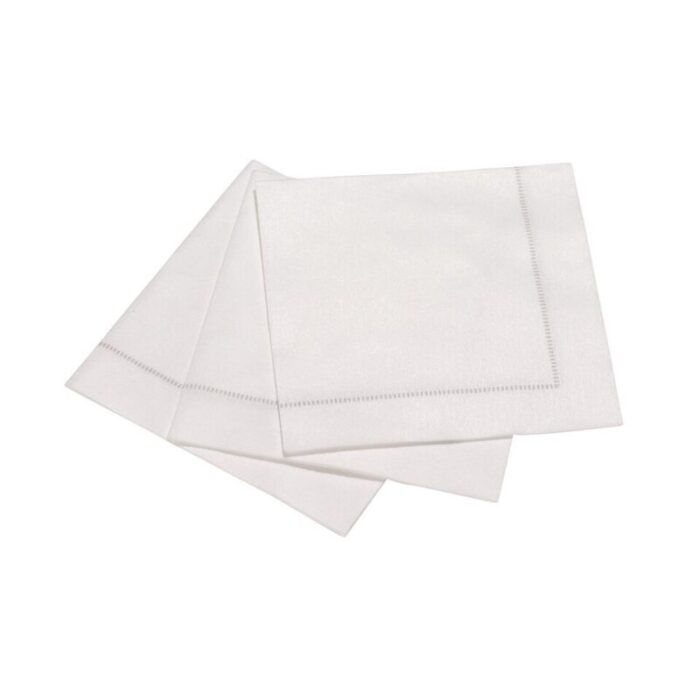 silver grey hemstitch cocktail napkin 240918113040