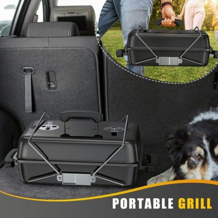 thehomeshoppehamburgerportablecharcoalminibbqgrillsgtransportcar