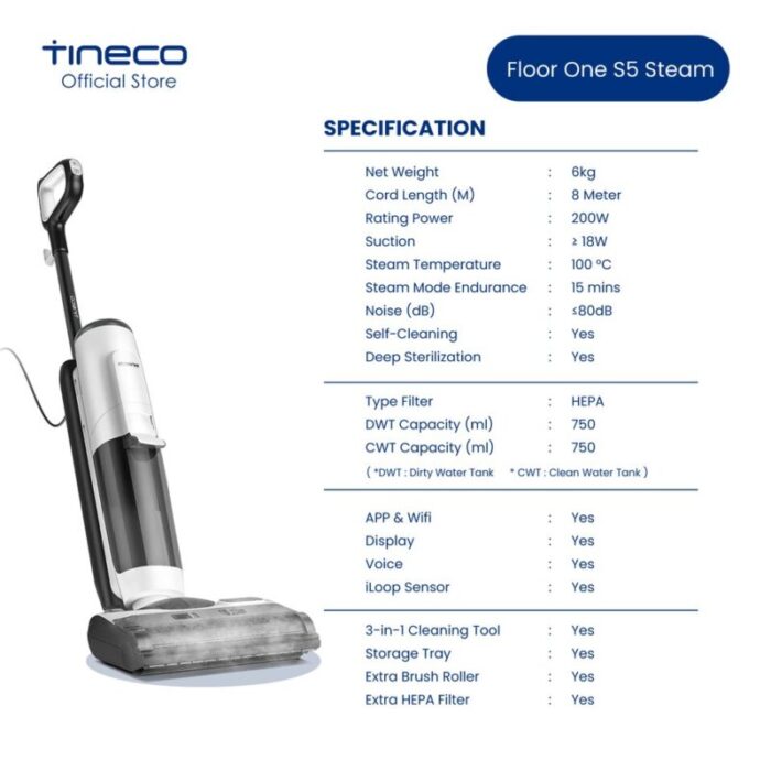 tineco floor one s5 steam smart wet dry vacuum cleaner with steam 241007030822 9