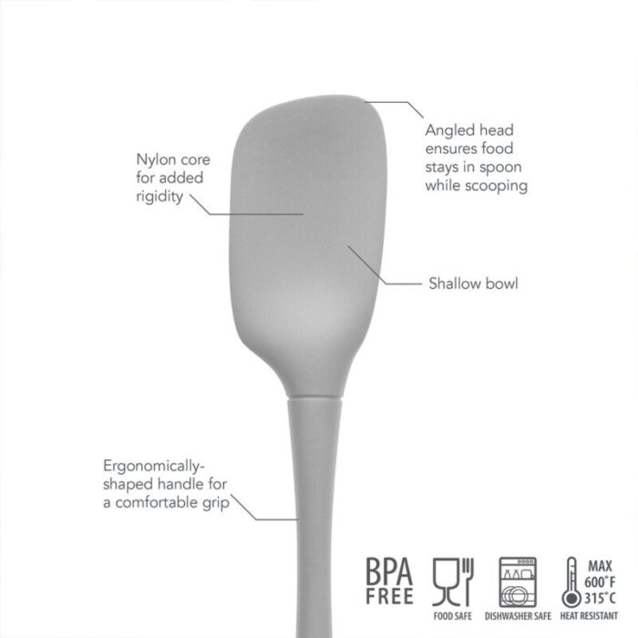 tovolo flex core all silicone spoonula oyster gray 240624052453 3