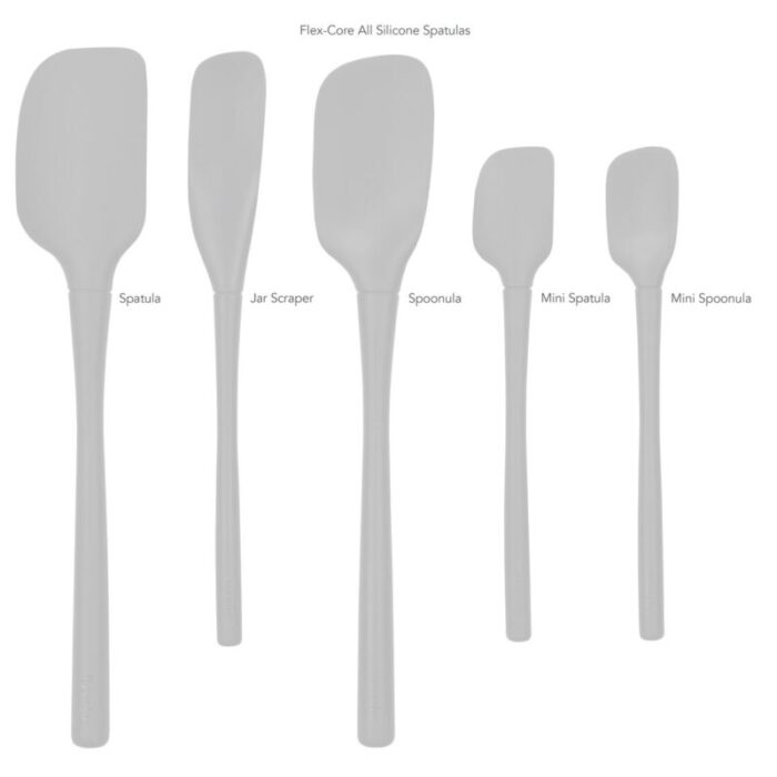 tovolo flex core spatula silicone set s5 oyster gray 240624052459 2