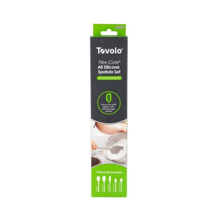 tovolo flex core spatula silicone set s5 oyster gray 240624052459