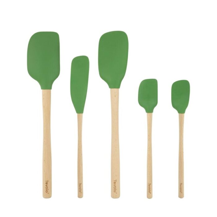 tovolo flex core spatula wood handled set s5 pesto 240624052501