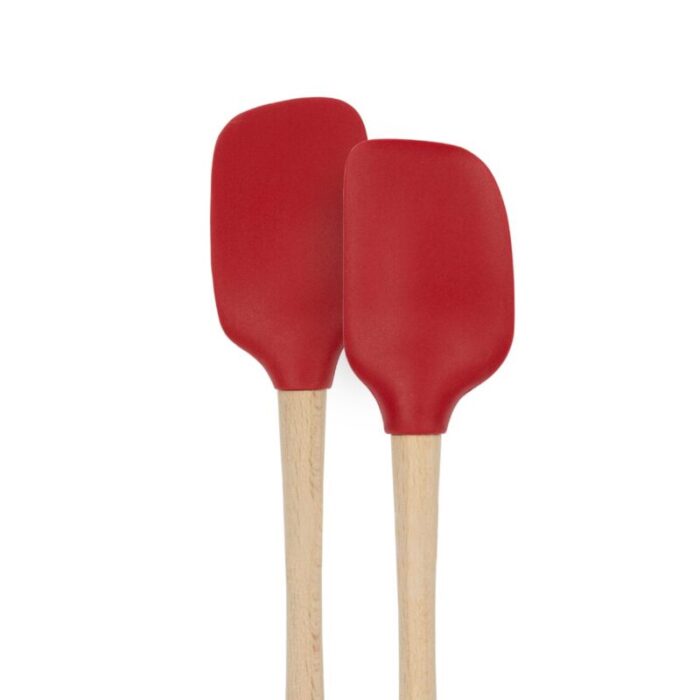 tovolo flex core whandled mini spatula spoonula set of 2 cayenne 240624052458 2