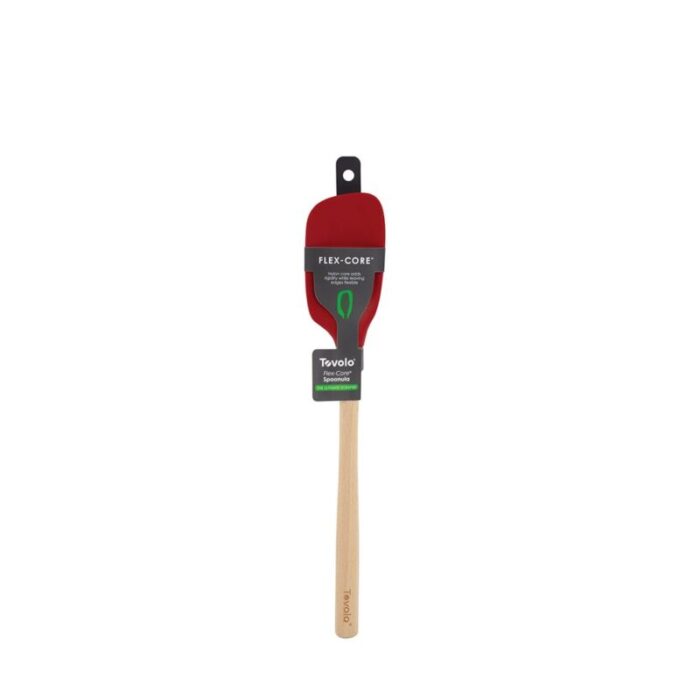 tovolo flex core wood handled spoonula cayenne 240624052456