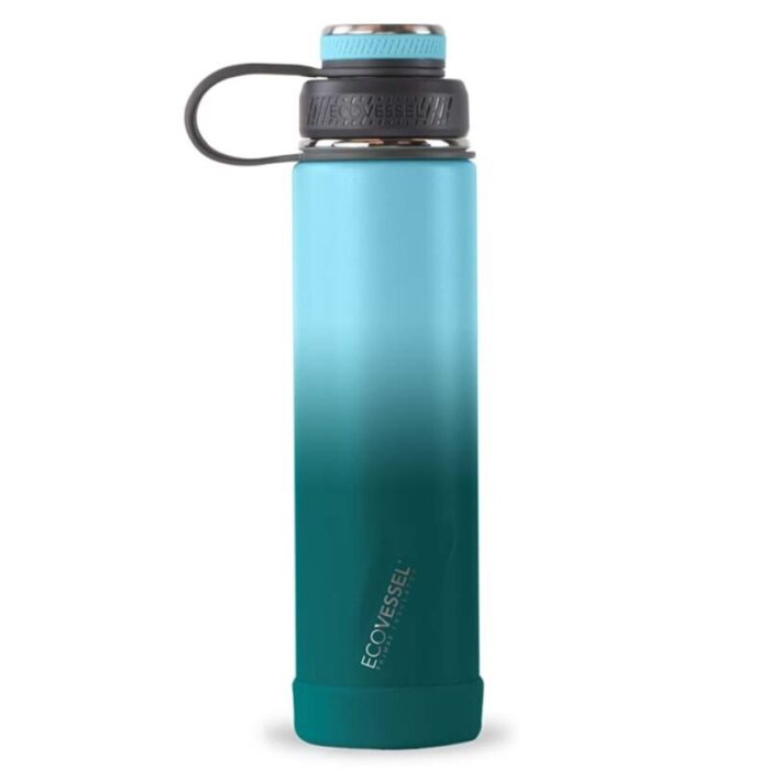 triple insulated bottle with strainer boulder 24 oz ombre forest horizon 240507101638